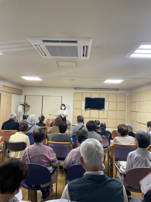 株式会社フォーラル亀戸駅近く「のぞみ薬局」の管理栄養士さん講演会