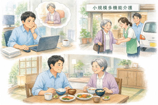 息子と母のストーリーイメージ